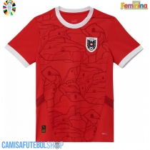 Camisa de time de futebol Áustria Replicas 1º Equipamento Feminina Europeu 2024 Manga Curta